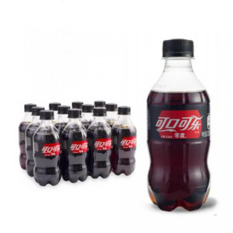 可口可乐 Coca-Cola 零度 Zero 汽水 碳酸饮料 300ml*12瓶...